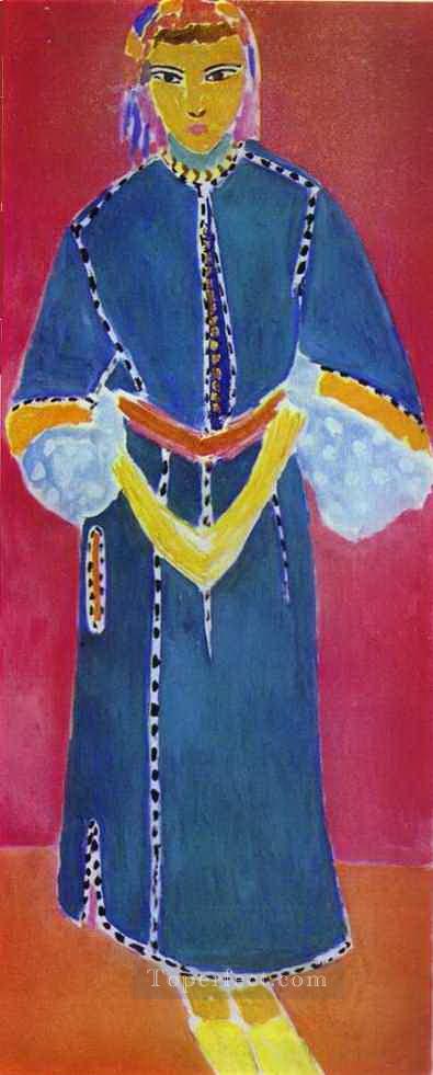 Moroccan Woman Zorah Standing abstract fauvism Henri Matisse Oil Paintings